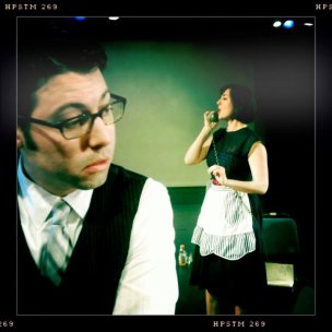 Ari Vigoda and Sarah Sakaan in Libby Emmons' Connie in Detroit, directed by Ali Ayala