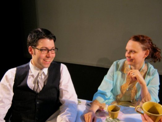 Ari Vigoda and Eve Udesky in Libby Emmons' Connie in Detroit, directed by Ali Ayala