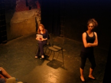 Samantha Debiki and Carmel Amit in Suzan-Lori Parks' 365 Days/365 Plays